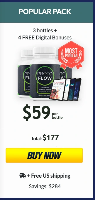 Protoflow 3 bottles